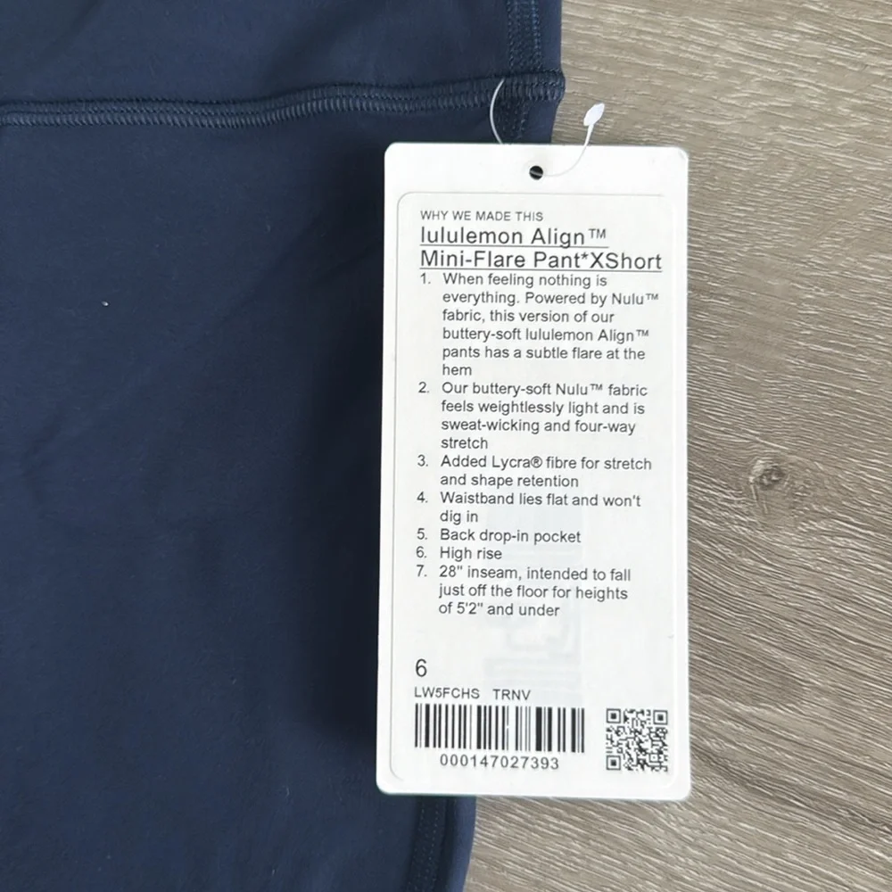NWT lululemon Align™ High-Rise Mini-Flare Pant - Picture 3 of 3